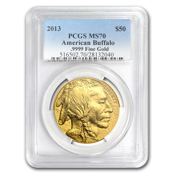 2013 1 oz Gold Buffalo MS-70 PCGS 2013 1 oz Gold Buffalo MS-70 PCGS
